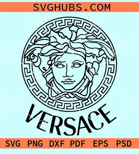 versace circle logomania|versace logo greek mythology.